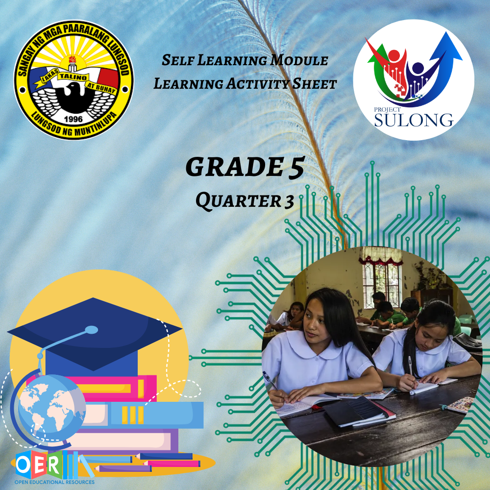 Grade 5 Q3 Self Learning Module with Instructional Video