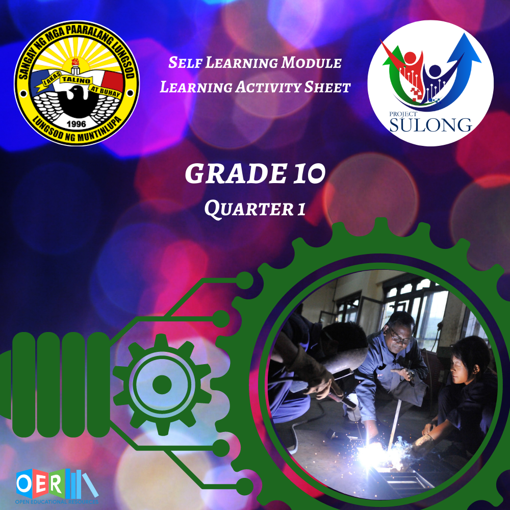 Grade 10 Q1 Self Learning Module with Instructional Video