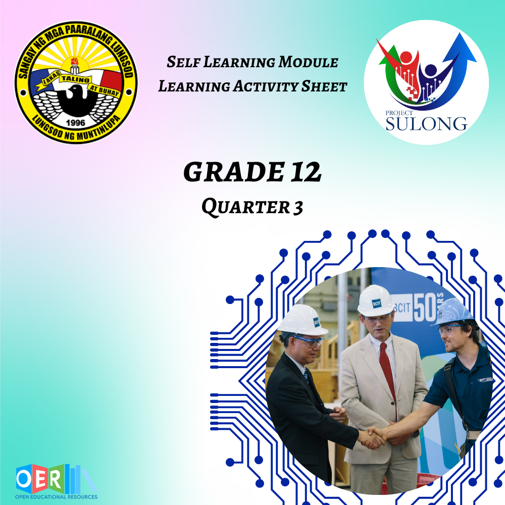 Grade 12 Q3 Self Learning Module with Instructional Video