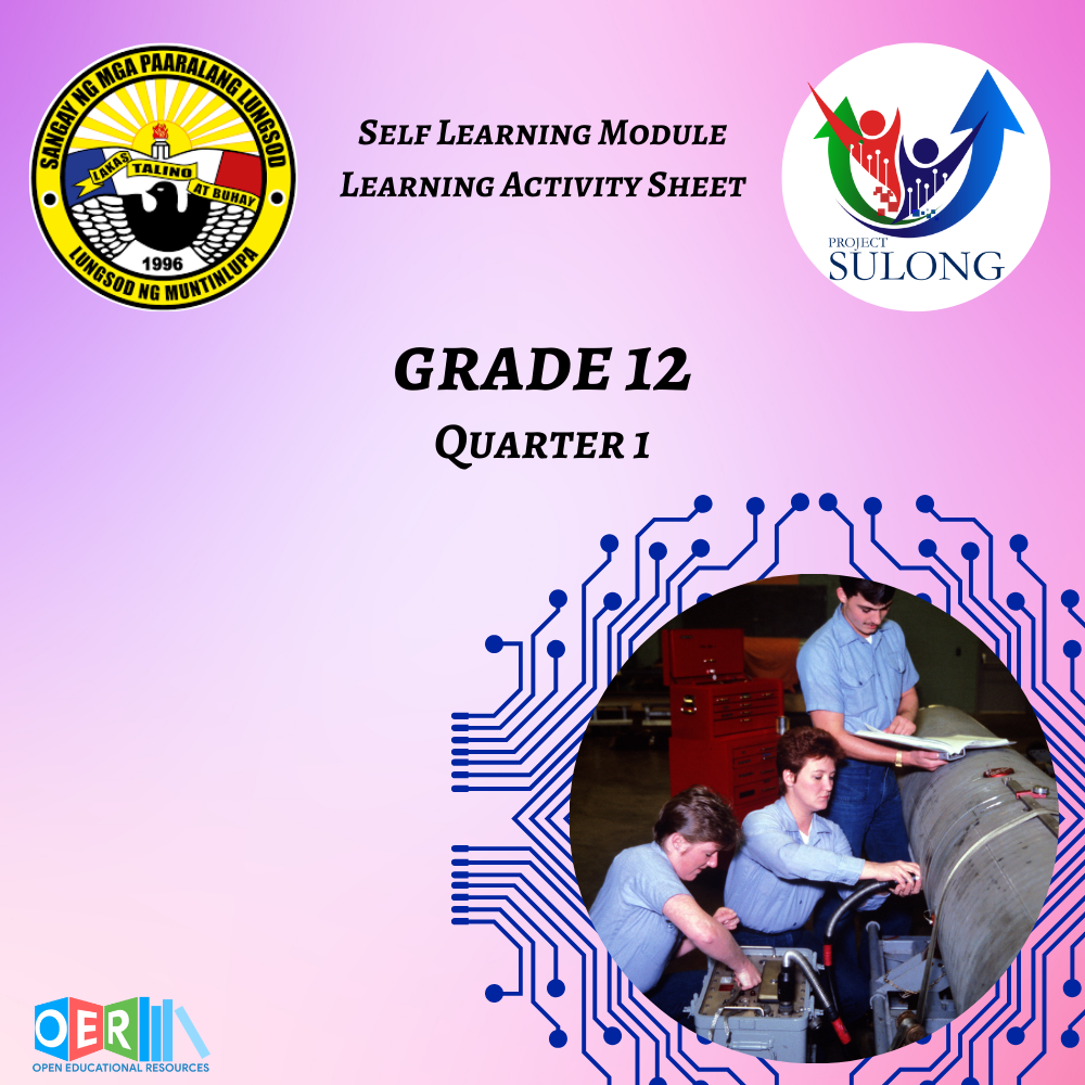 Grade 12 Q1 Self Learning Module with Instructional Video